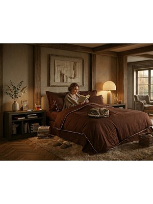 Lufa Home Pamuk Biyeli Nevresim Takımı