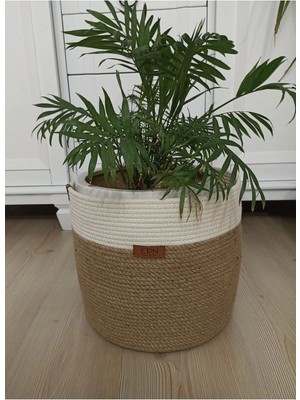 Çok Amaçlı Çiçek ve Saklama Sepeti, Şık ve Pratik Organizatör