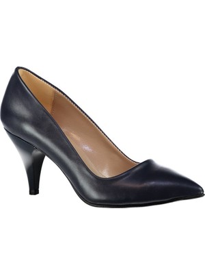 Fox Shoes Lacivert Kadın Topuklu Ayakkabı A922151109