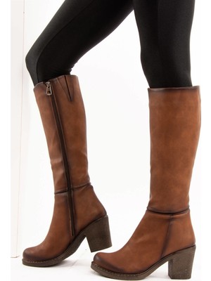 Fox Shoes Taba Kadın Çizme C674250309