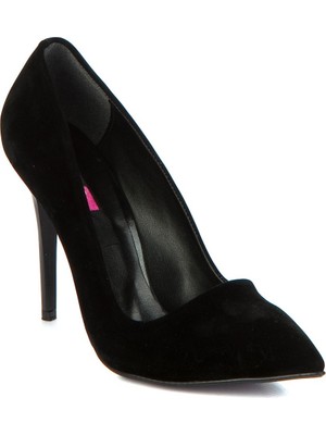Fox Shoes Siyah Kadın Topuklu Ayakkabı 8922151902