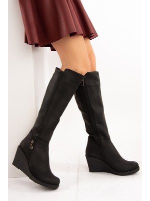Fox Shoes Siyah Kadın Çizme E674220209