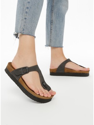 Fox Shoes Füme Kadın Terlik B777731002