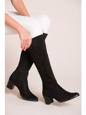 Fox Shoes Siyah Kadın Çizme C654652702