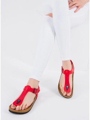 Fox Shoes Kırmızı Kadın Sandalet B777805009