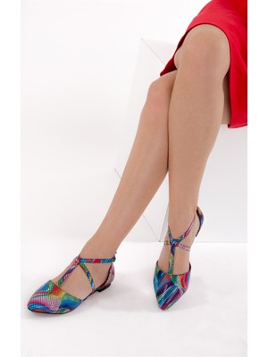 Fox Shoes Multi Kadın Babet D726537307