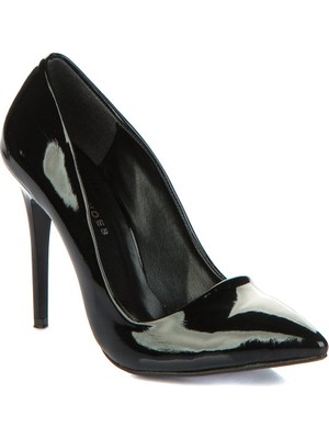 Fox Shoes Siyah Kadın Topuklu Ayakkabı 8922151908