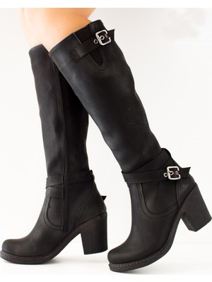 Fox Shoes Siyah Kadın Çizme C674250109