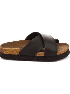 Fox Shoes Siyah Kadın Terlik B777742209