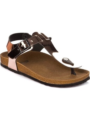 Fox Shoes Bronz Kadın Sandalet B777805034