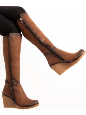 Fox Shoes Taba Kadın Çizme E674220209