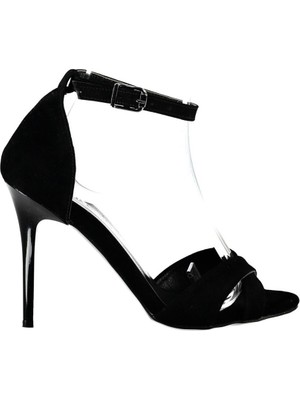 Fox Shoes Siyah Kadın Topuklu Ayakkabı B922113702