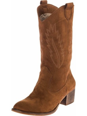 Fox Shoes Taba Süet Kadın Bot E267730002