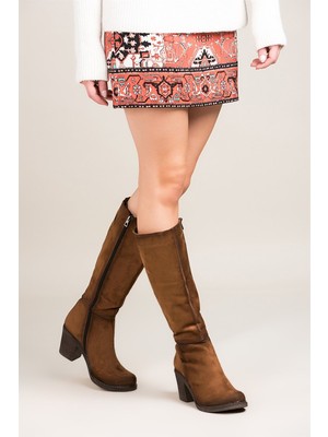 Fox Shoes Taba Kadın Çizme C674250302