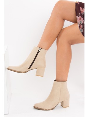 Fox Shoes Bej Kadın Bot C654013302