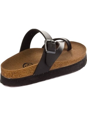 Fox Shoes Siyah Kadın Terlik B777753009