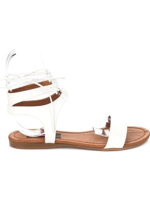 Fox Shoes Beyaz Kadın Sandalet B548397509