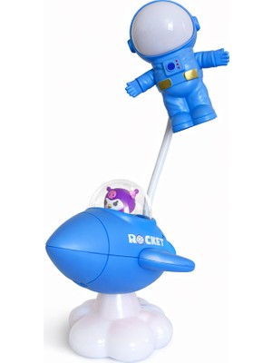 Astronot Gece Lambası Mavi