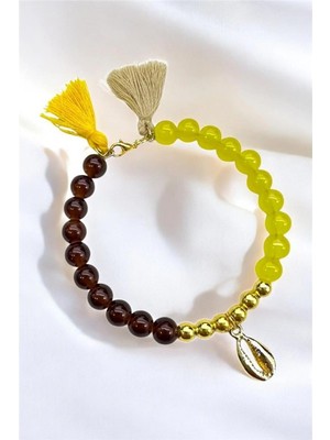 Petek Aksesuar Cam Boncuk Çember Bileklik