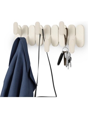 Umbra Tempo Duvara Monte 6'lı Askılık 47X15,7X6,4 cm