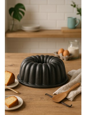 Sağlıklı ve Dayanıklı Granit Döküm Kek Kalıbı, Yapışmaz ve Kullanışlı