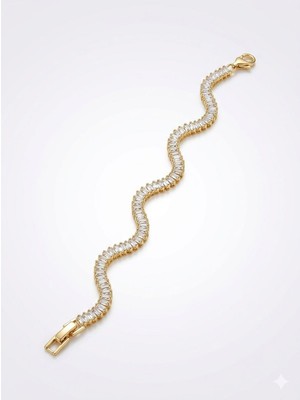 Lovira Dalgalı Özel Seri Su Yolu Bileklik