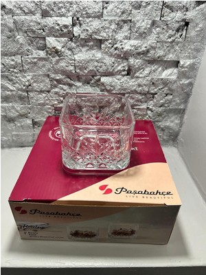 Şık 4'lü Magnolia Kare Çerez Kasesi Seti, Modern ve Kullanışlı Tasarım