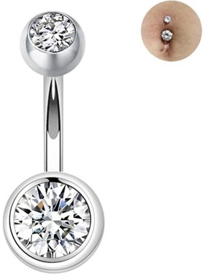 Rupen Kraft 316 Cerrahi Çelik Kararmaz Anti Alerjik Göbek Piercing I