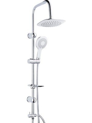 Siyam Lilyum Tepe Duş Seti, Krom