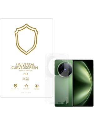 Microcase Vivo x Fold 5 ile Uyumlu Tpu Arka ve Yan Nano Koruma- EKM115