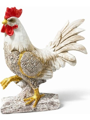 S'82 Özel Tasarım Polyester Horoz Figürü