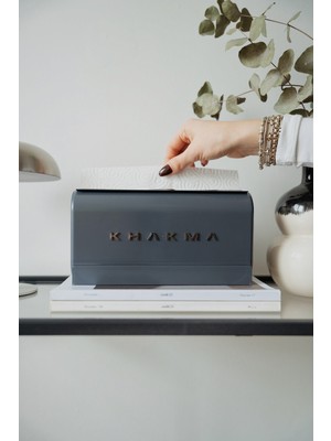 Şık Tasarımlı Dekoratif Kağıt Havlu ve Peçetelik Seti