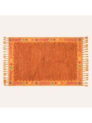 Zsa Zsa Zsu Tohana Saçaklı Jüt Kilim 160x230 Cm Tarçın