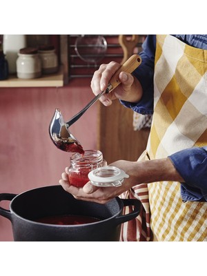 Paslanmaz Çelik Kepçe 32 Cm, Dayanıklı ve Kullanışlı Mutfak Gereci