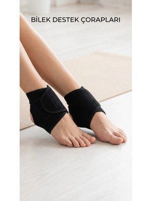 Eco Lounge Silikon Tabanlı Ortopedik Topuk Dikeni Destekleyici Çorap Seti 2'li