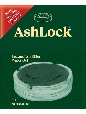 Ashlock Jel Kül Sabitleyici - Rüzgarda Külü Tutan Kokulu Jel - ( 5 Adet )