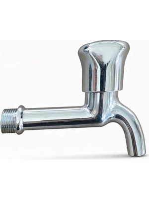Çeviksu Alfa Model Kısa Tip Musluk 1/2" Pirinç Iç Mekanizma Krom Kaplama