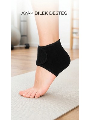 Eco Lounge Silikon Yastıklı Ortopedik Topuk Destek Çorap 2'li Set