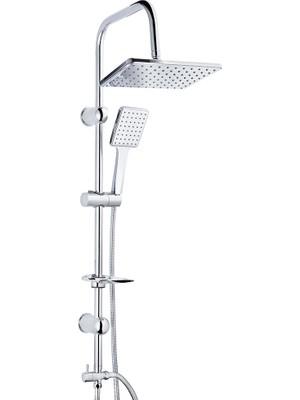 Siyam Mehtap Tepe Duş Seti, Krom