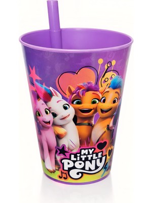 Tuffex Lisanslı Pony Pipetli Bardak 400 ml