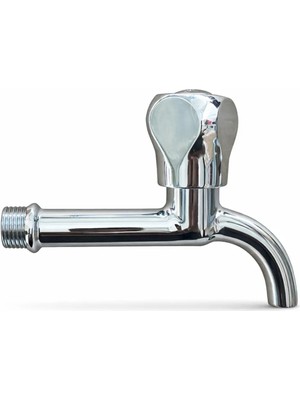 1/2'' Uzun Tip Musluk Lavabo Evye Bahçe Dış Mekan Uyumlu