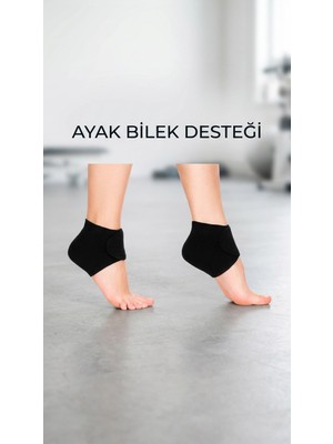 Eco Lounge Silikon Taban Ortopedik 2'li Topuk Dikeni Destek Çorap Seti