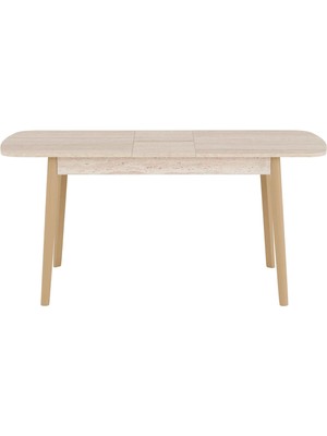 Dekorazi Babür Ortadan Açılır Mutfak Masası 75X130 cm