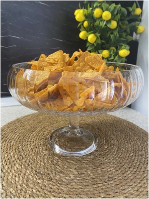 Cam Ayaklı Meyvelik ve Sunum Tabağı Çok Amaçlı, Şık ve Kullanışlı Tasarım