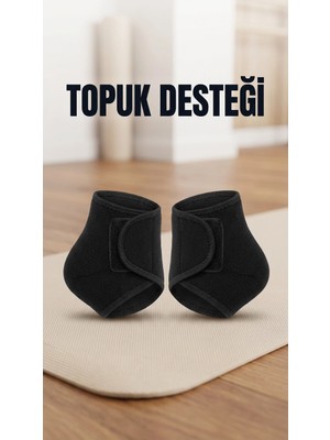 Bilfold 2'li Silikon Topuk Destekli Ortopedik Çorap - Ağrı Azaltan Ayak Bakım