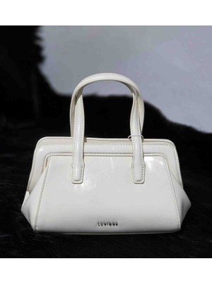 Lêvi D'or Krem Renkli Kadın El&omuz Çantası