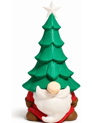 Printlabtr 3D Baskı Yılbaşı Cücesi Çam Ağacı Dekoru