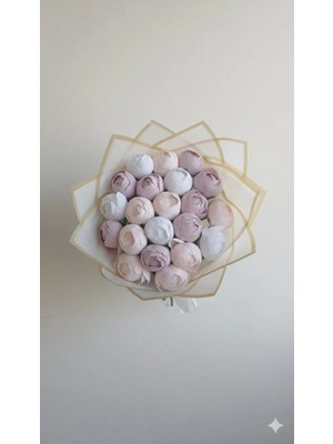 Birlik Şakayık  Buketi  Pembe -Lila  Soft  Renkler 21 Adet