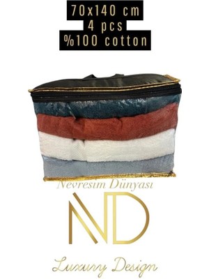 Bilfold Nevresim Dünyası 70X140 4'lü Havlu Prime 3