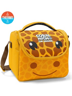 Coral High Kids Sarı Zürafa Desenli Thermo Beslenme Çantası 37162